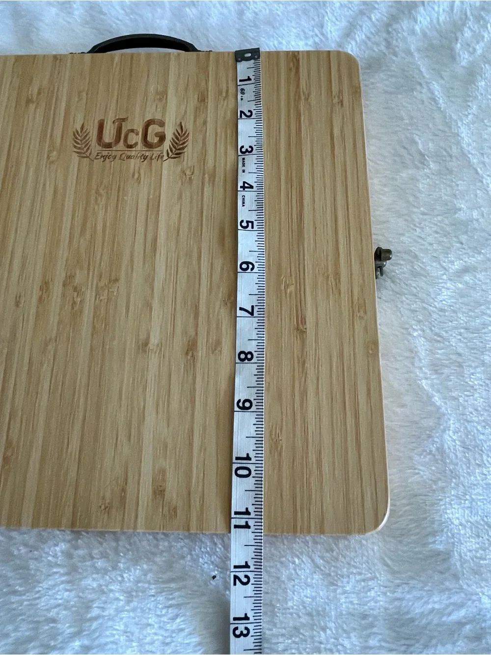Bamboo Foldable Charcuterie Board Set with Utensils - Natural Bamboo